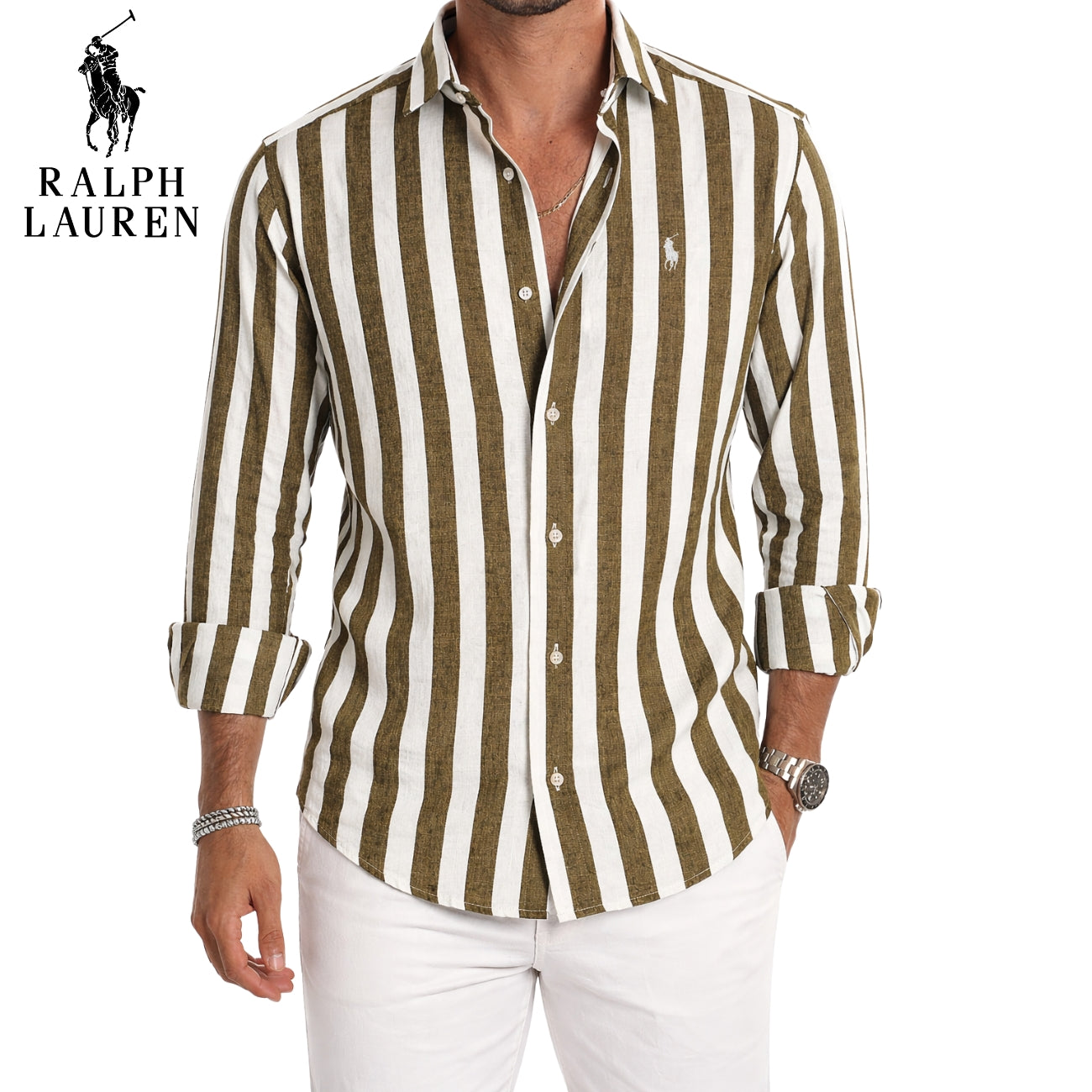 RL® - Premium Striped Casual Shirt