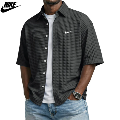 Textured Summer Button Shirt